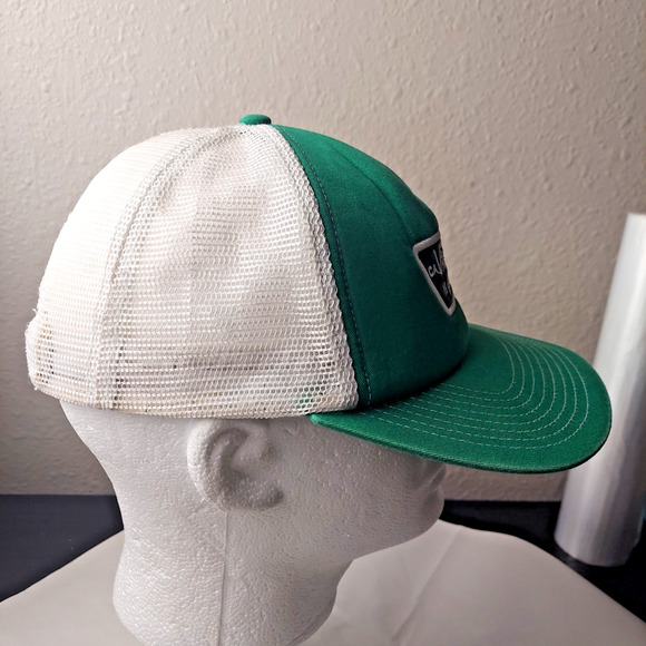 VANS Classic Patch Trucker Hat Green One Size Adjustable Mesh Snap Back Skater - Picture 4 of 9